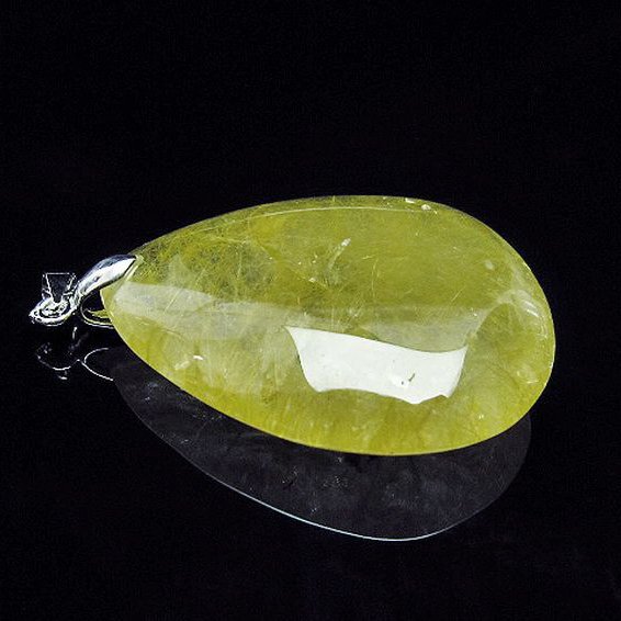 放射金針ルチル水晶 ペンダント [T191-1138]