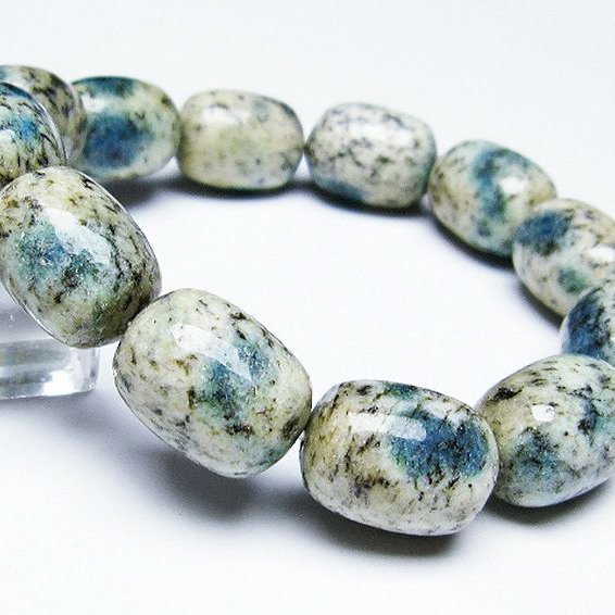 K2ストーン アズライト イン グラナイト ブレスレット [t193-3273]