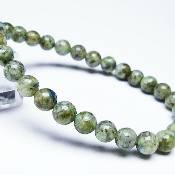 K2ストーン アズライト イン グラナイト ブレスレット 6mm [t193-3332]