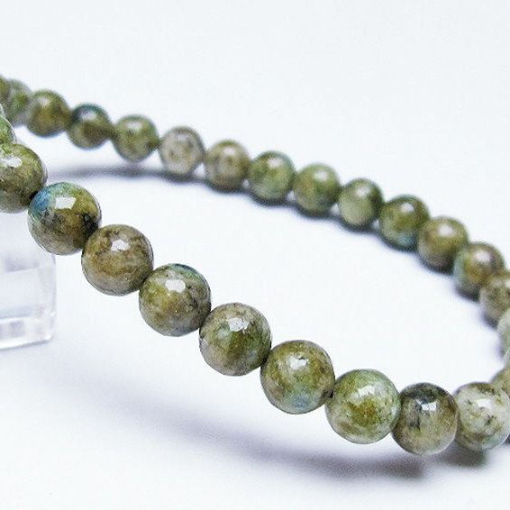 K2ストーン アズライト イン グラナイト ブレスレット 6mm [T193-3524]