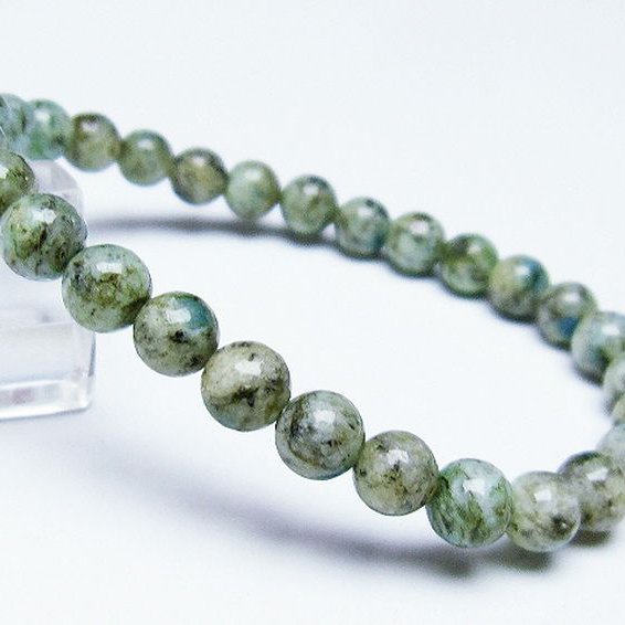 K2ストーン アズライト イン グラナイト ブレスレット 7mm [t193-3539]