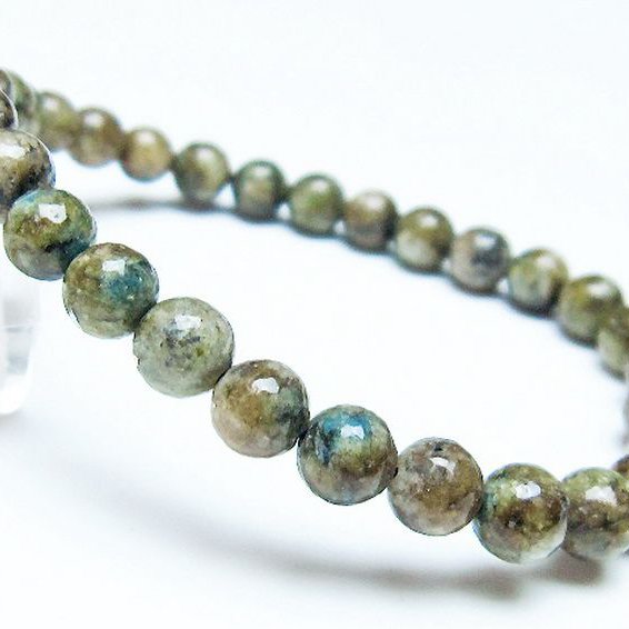 K2ストーン アズライト イン グラナイト ブレスレット 6mm [T193-3718]