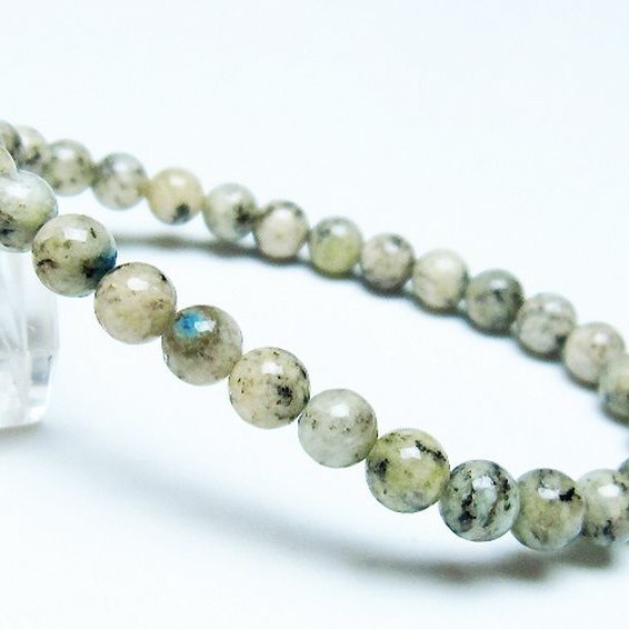 K2ストーン アズライト イン グラナイト ブレスレット 6mm [T193-3800]