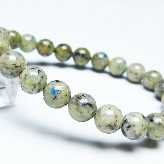 K2ストーン アズライト イン グラナイト ブレスレット 8mm [T193-3929]