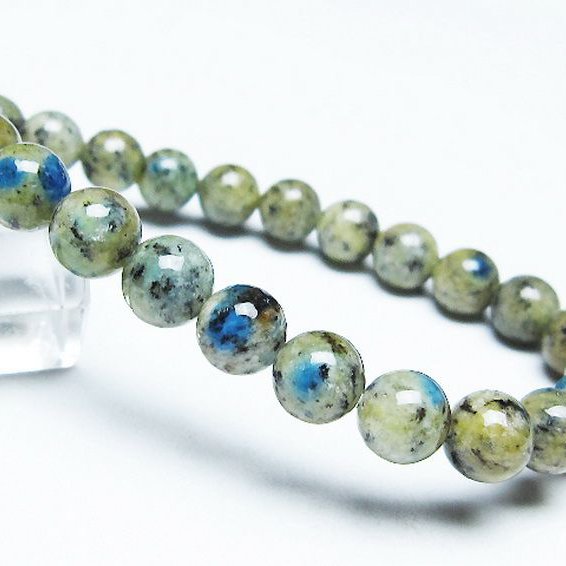 K2ストーン アズライト イン グラナイト ブレスレット 8mm [T193-3930]