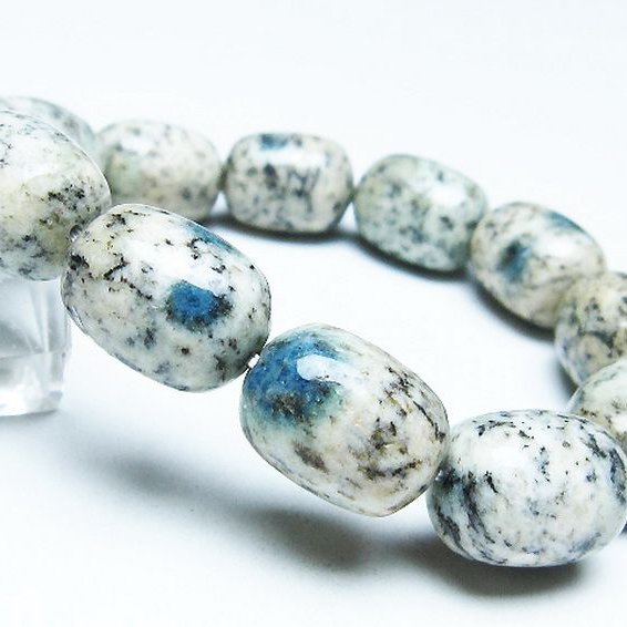 K2ストーン アズライト イン グラナイト ブレスレット [t193-4019]