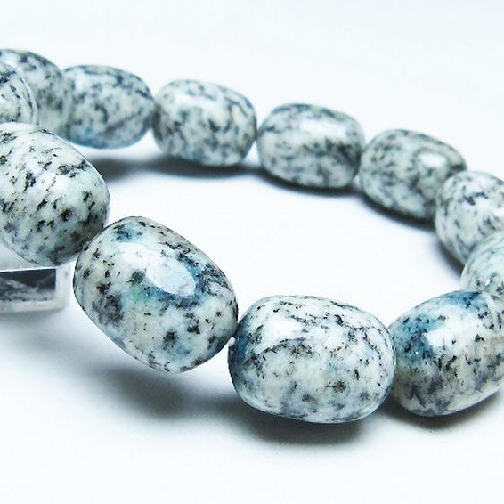 K2ストーン アズライト イン グラナイト ブレスレット [T193-4063]