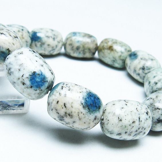 K2ストーン アズライト イン グラナイト ブレスレット [t193-4067]