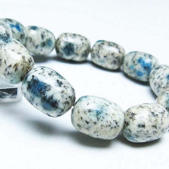 K2ストーン アズライト イン グラナイト ブレスレット [t193-4068]