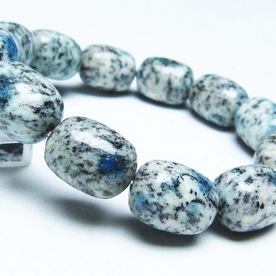 K2ストーン アズライト イン グラナイト ブレスレット [T193-4075]