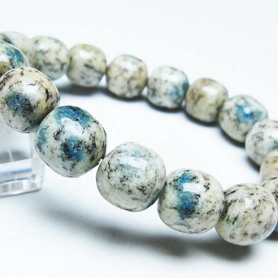 K2ストーン アズライト イン グラナイト ブレスレット [t193-4084]