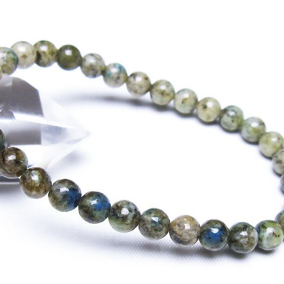 【アズライト・イン・グラナイト（K2ストーン） 】バングル 内周18.5㎝　値下 アズライト・イン・グラナイト（K2ストーン） 】バングル 内周18.5㎝ 値下