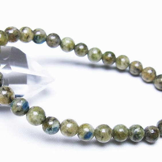 K2ストーン アズライト イン グラナイト ブレスレット 6mm [t193-4165]