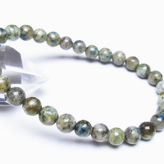 K2ストーン アズライト イン グラナイト ブレスレット 6mm [t193-4177]