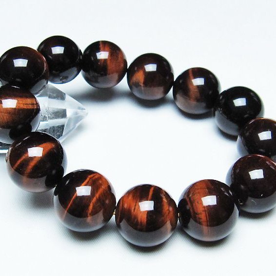 レッドタイガーアイ※赤虎目石 ブレスレット 18mm [t198-6134]
