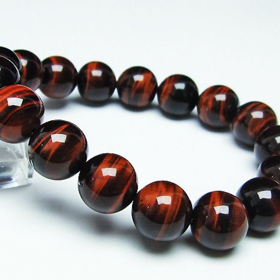 レッドタイガーアイ※赤虎目石 ブレスレット 12mm [t198-6216]