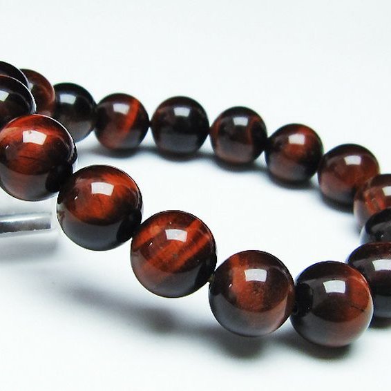レッドタイガーアイ※赤虎目石 ブレスレット 12mm [t198-6225]