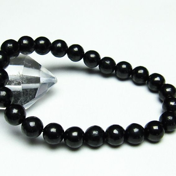 シュンガイト ブレスレット 8mm [t20-6359]