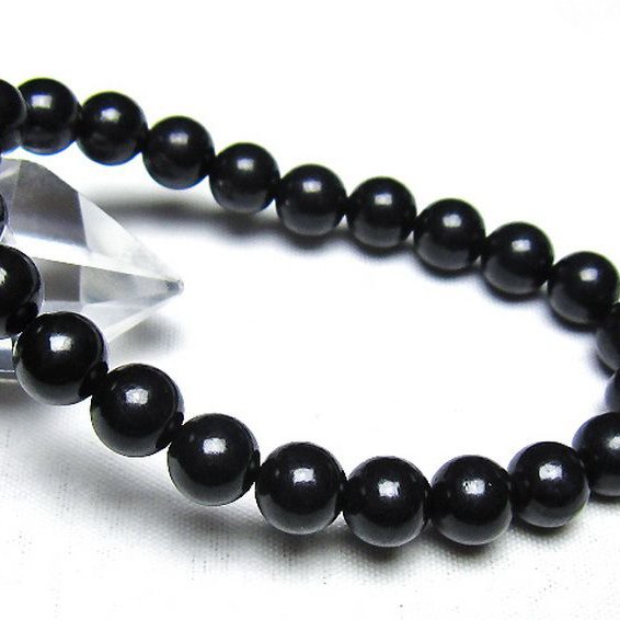シュンガイト ブレスレット 8mm [t20-7111]