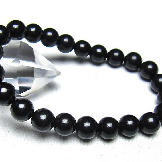 シュンガイト ブレスレット 8mm [t20-7131]