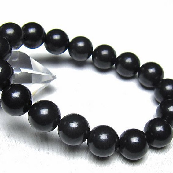シュンガイト ブレスレット 13mm [t20-7235]