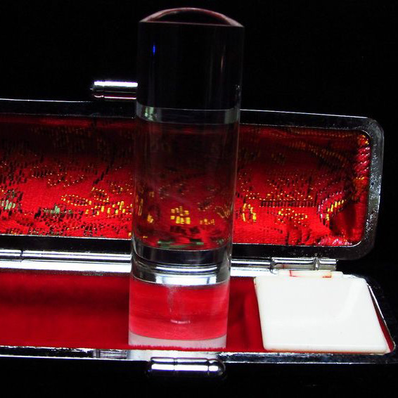 ブルーパワー水晶 印材　※別途料金で篆刻可能[T201-16]