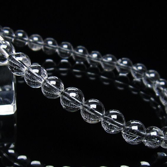 放射プラチナルチル ブレスレット 6mm [t205-4295]