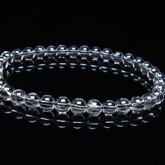 放射プラチナルチル ブレスレット 6mm [T205-4307]