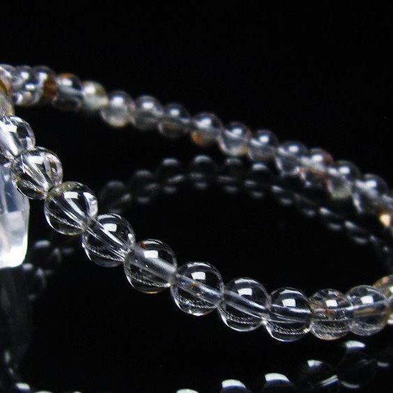 放射プラチナルチル ブレスレット 6mm [t205-4320]