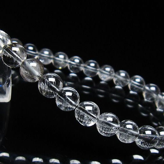 放射プラチナルチル ブレスレット 7mm [T205-4415]