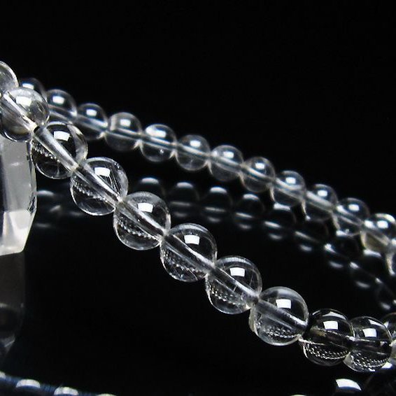 放射プラチナルチル ブレスレット 6mm [t205-4449]