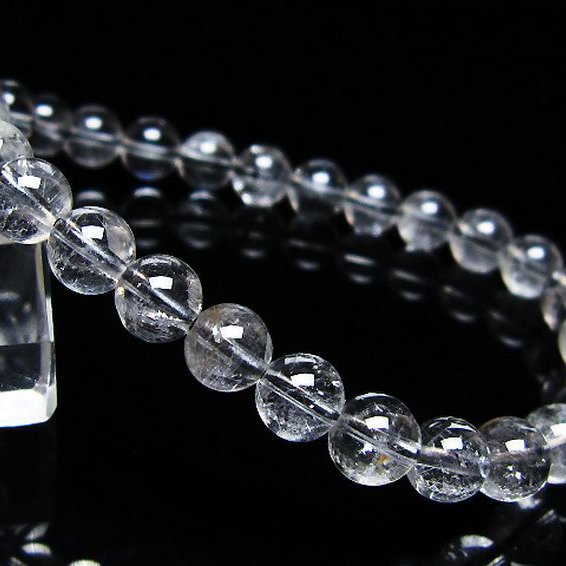 放射プラチナルチル ブレスレット 6mm [t205-4554]