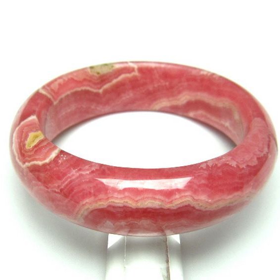 インカローズ ロードクロサイト バングル 57mm [T207-1114]