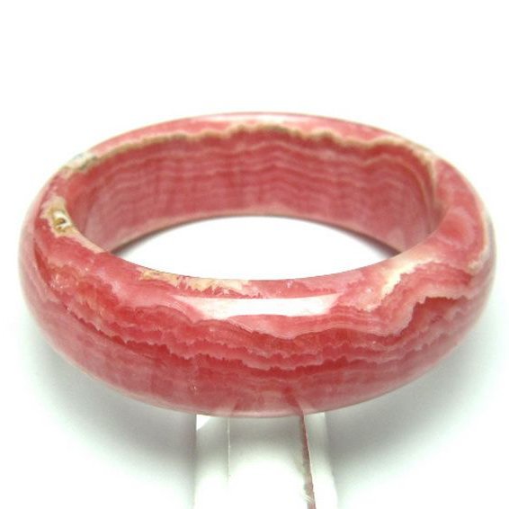 インカローズ ロードクロサイト  バングル 57mm [T207-1115]