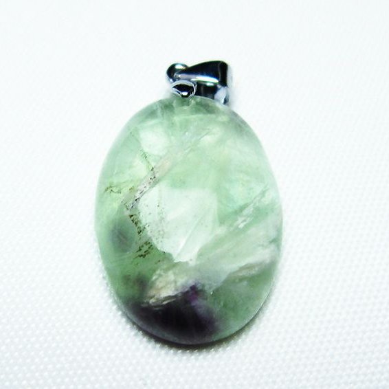 エンジェルフェザー フローライト ペンダント [t21-4323]