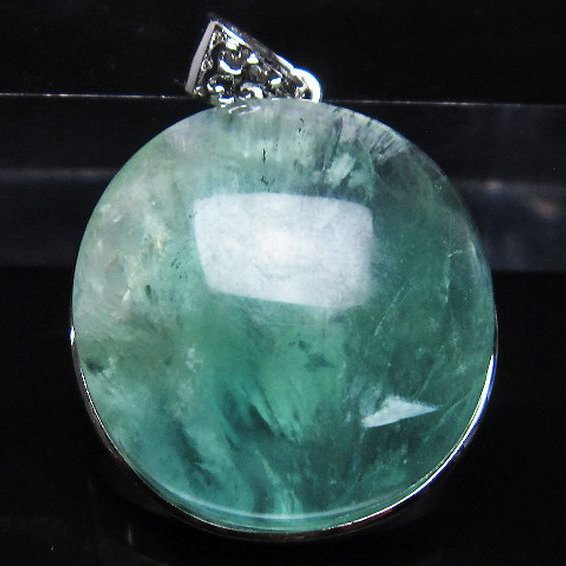 エンジェルフェザー フローライト ペンダント [T21-4659]