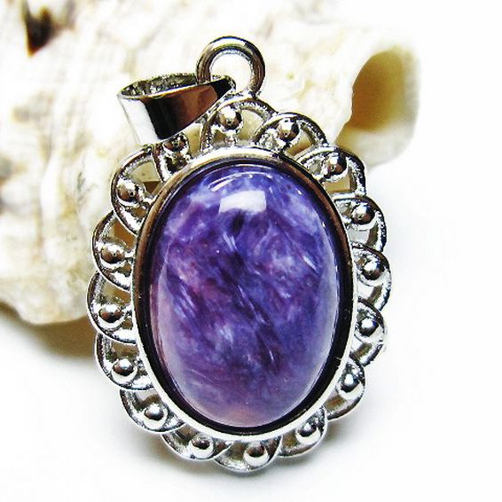 チャロアイト ペンダント [T210-2596]