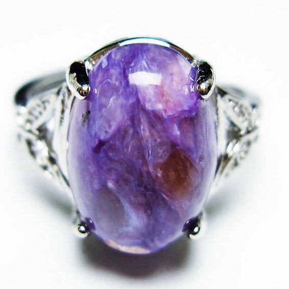 チャロアイト 指輪 (15号)[T210-2761]