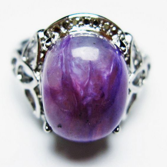 チャロアイト 指輪 (13号)[T210-2792]