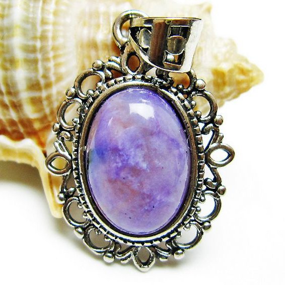 チャロアイト ペンダント [T210-2906]