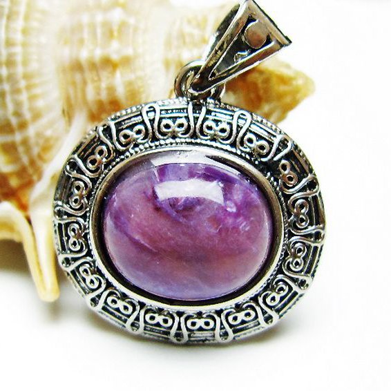 チャロアイト ペンダント [T210-2934]