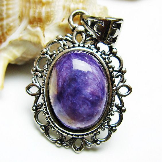 チャロアイト ペンダント [T210-2956]