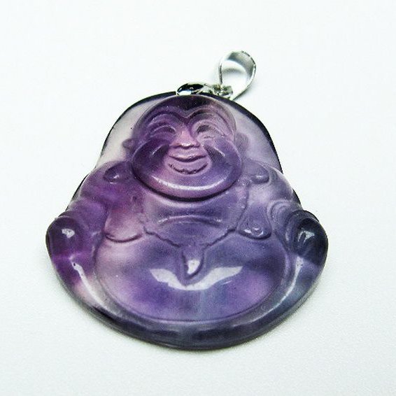フローライト 布袋様 ペンダント [T211-5346]