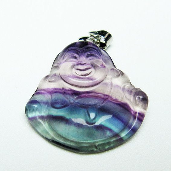 フローライト 布袋様 ペンダント [T211-5347]