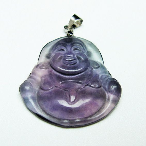 フローライト 布袋様 ペンダント [T211-5348]