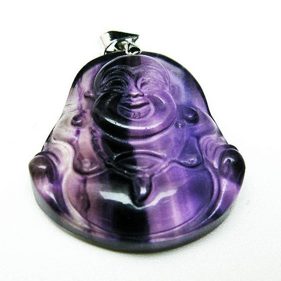 フローライト 布袋様 ペンダント [T211-5460]