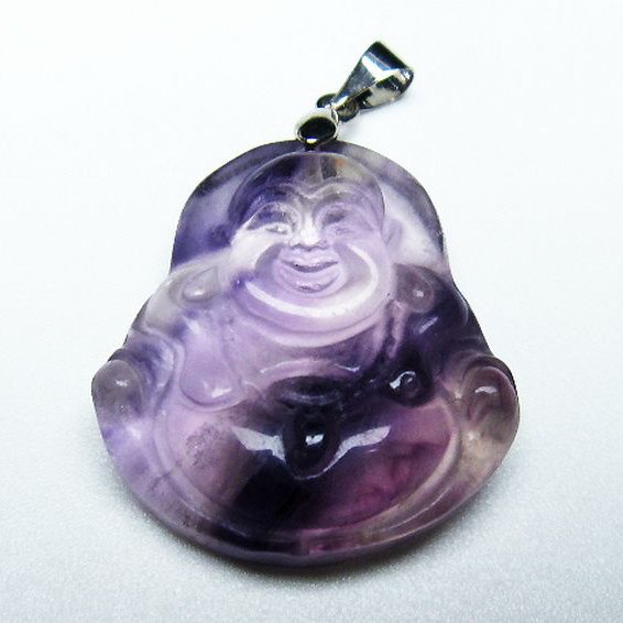 フローライト 布袋様 ペンダント [T211-5652]
