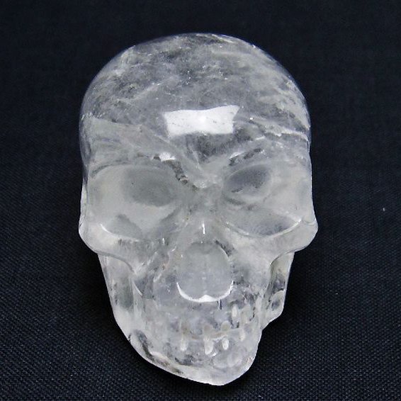 ヒマラヤ水晶 ドクロ[T215-3644]