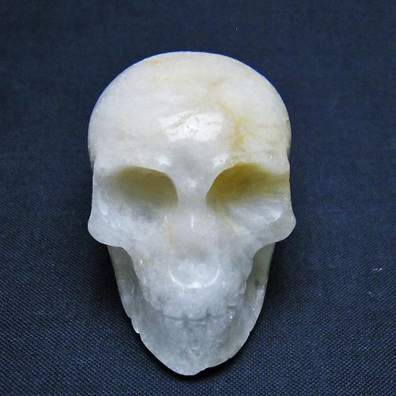 ヒマラヤ水晶 ドクロ[T215-3683]