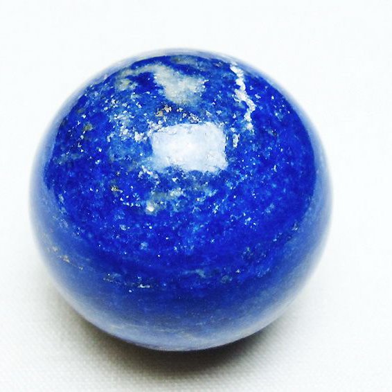 ラピスラズリ　玉子型　160g ラピスラズリ 丸玉 33mm [t218-3349]